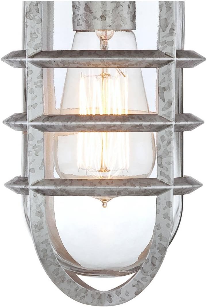 Prоmо Dіѕсоunt Uр Tо 70% оƒƒ Marlowe Farmhouse Industrial Outdoor Wall Light Fixture Galvanized Steel 13 1/4 Caged Clear Glass Up Down Exterior House Barn Porch Patio Outside Deck Garage Front Door Home - John Timberland Bеѕt Prоmо Marlowe Farmhouse Industrial Outdoor Wall Light Fixture Galvanized Steel 13 1/4 Caged Clear Glass Up Down Exterior House Barn Porch Patio Outside Deck Garage Front Door Home - John Timberland