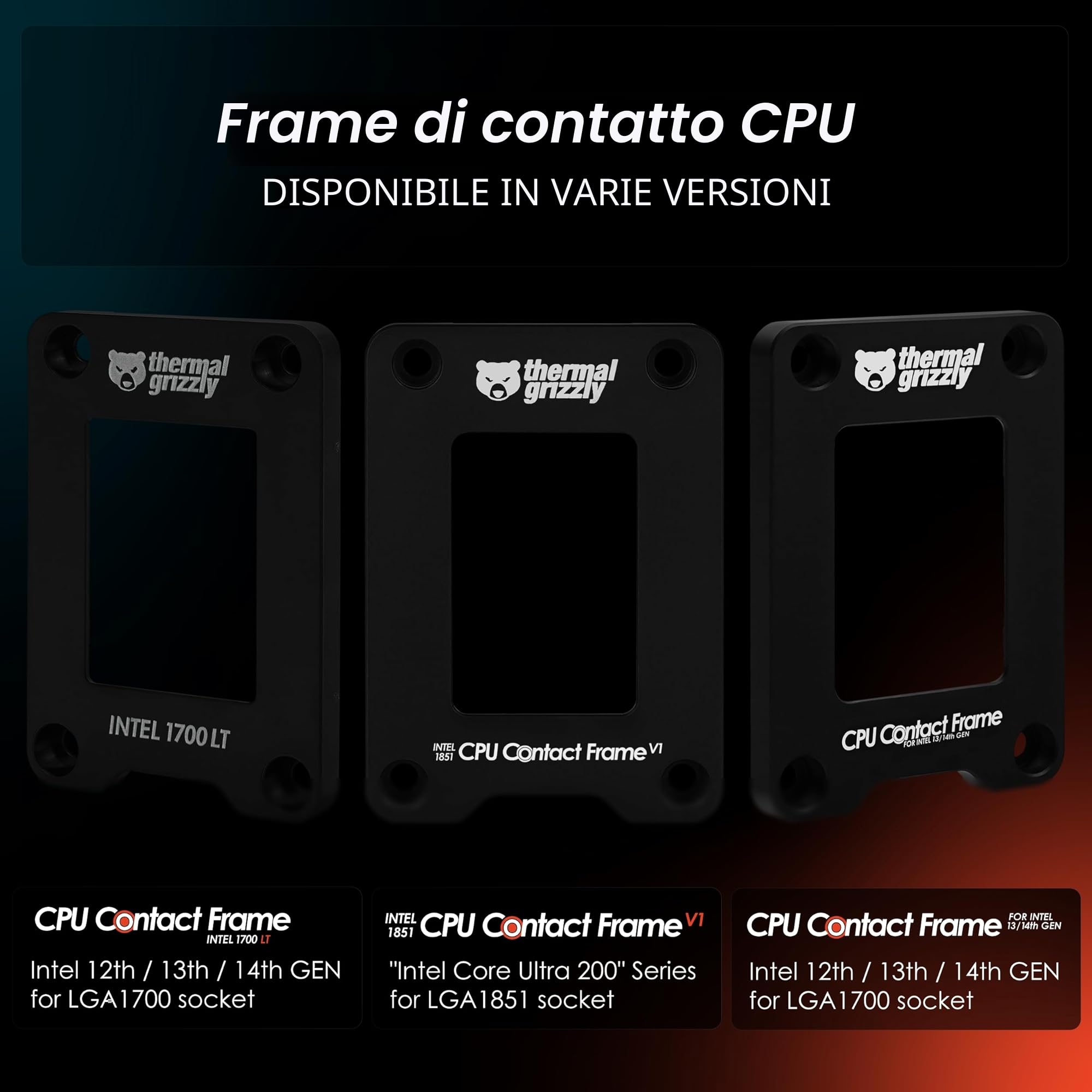Thermal Grizzly Intel 1851 CPU Contact Frame V1