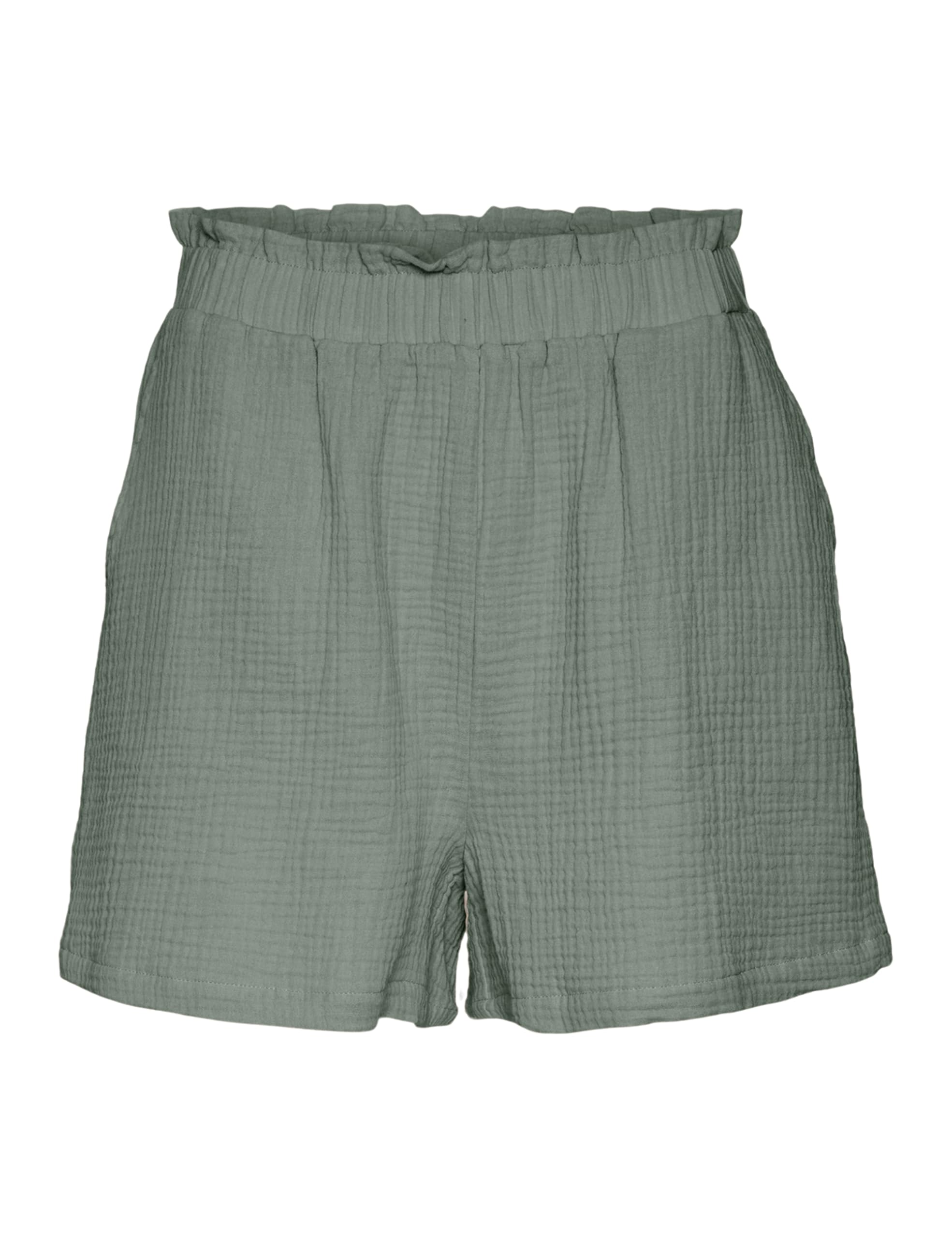 VERO MODA Women's Vmnatali Hw Noos Shorts, Laurel Wreath, XS