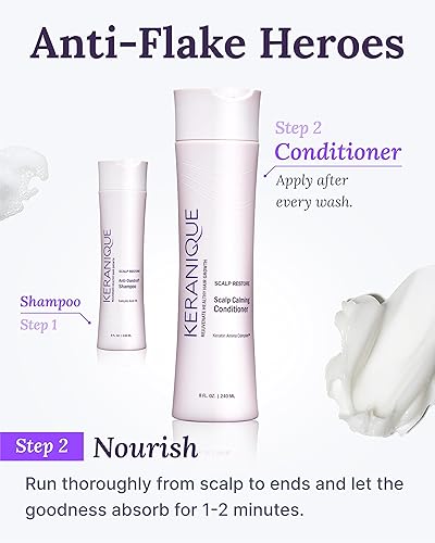 Miniatura 7 de Champú anticaspa y acondicionador restaurador del cuero cabelludo por Keranique