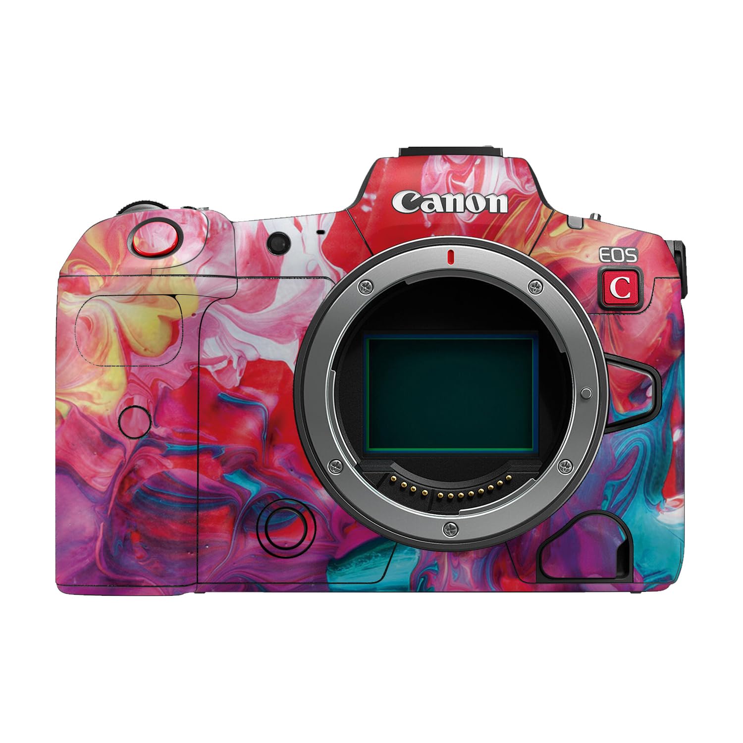 Camera Skin Compatible with Canon EOS R5C (2022) - Paint Party - Premium 3M Vinyl Protective Wrap Decal Cover - Easy to Apply | Crafted in the USA by MightySkins