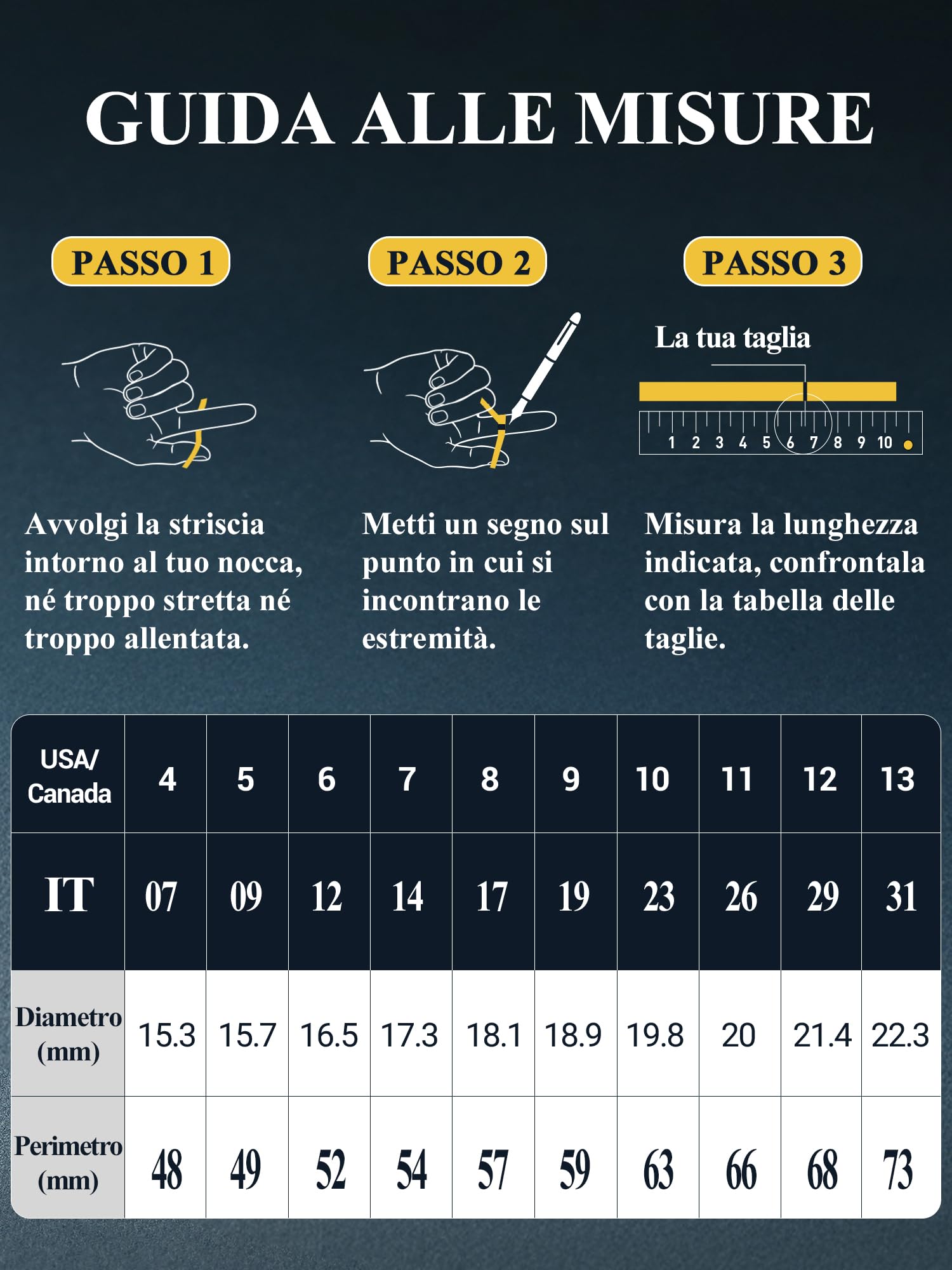 PROSTEEL Anello singolo in acciaio inossidabile/placcato oro, per uomo, donna, anello 2 mm/4 mm/6 mm/8 mm, misura 47/49/52/54/57/59/62/64/67