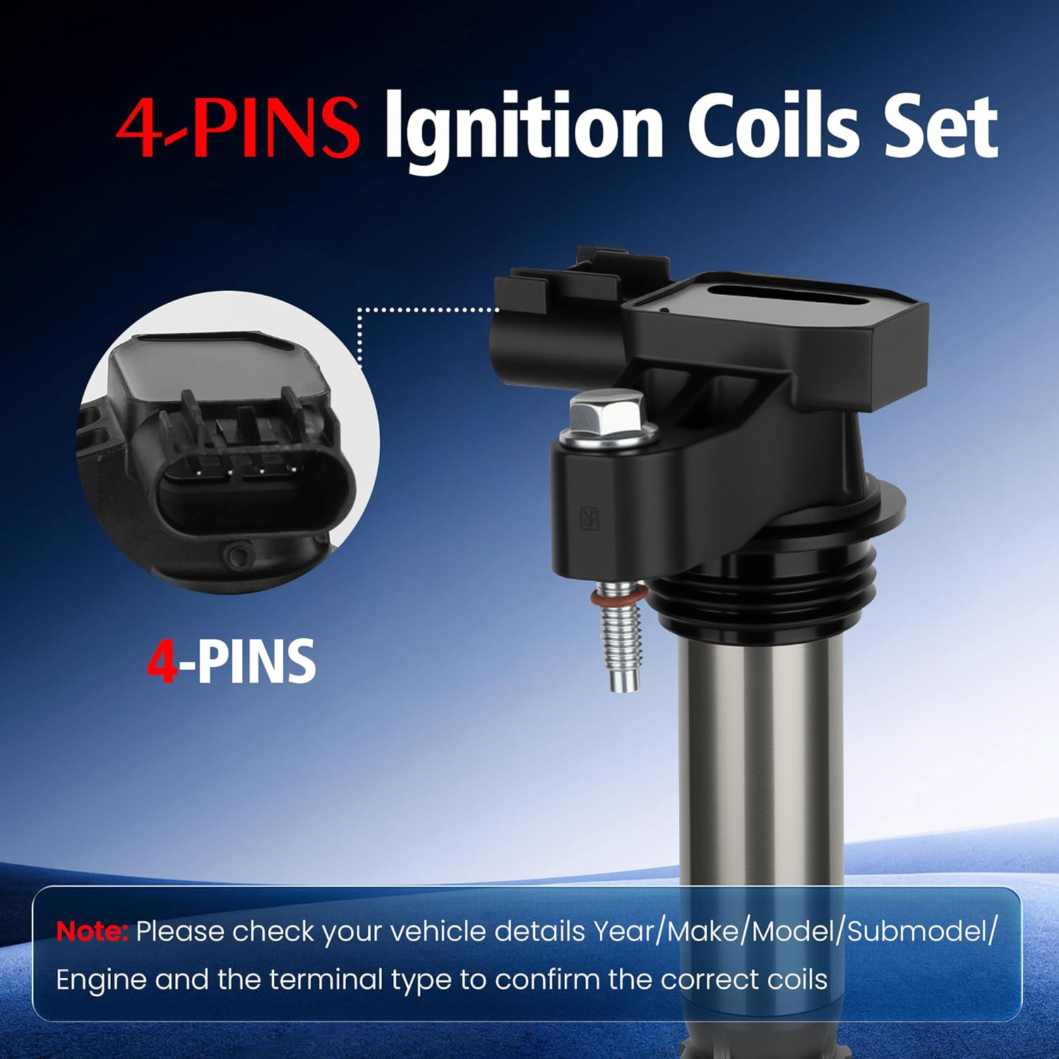 Pack 6 Ignition Coil with 6 Iridium Spark Plug 2010 2012 2013 2014 2015 2016 for Buick for Chevy for Cadillac Malibu Allure Enclave ATS CTS SRX STS Camaro Impala Terrain 3.6 V6 for UF569 12618542