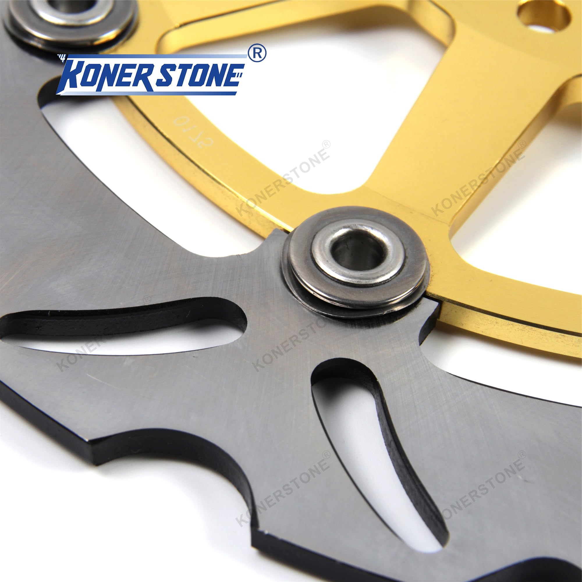 Dischi freno anteriori per Yamaha TDM 850 1991-2001/TRX 850 1995-2000/FJ1200 1988-1991 ABS 1991 Dischi di Ricambio Accessori Moto TDM850 TRX850 FJ 1200 Oro 1989