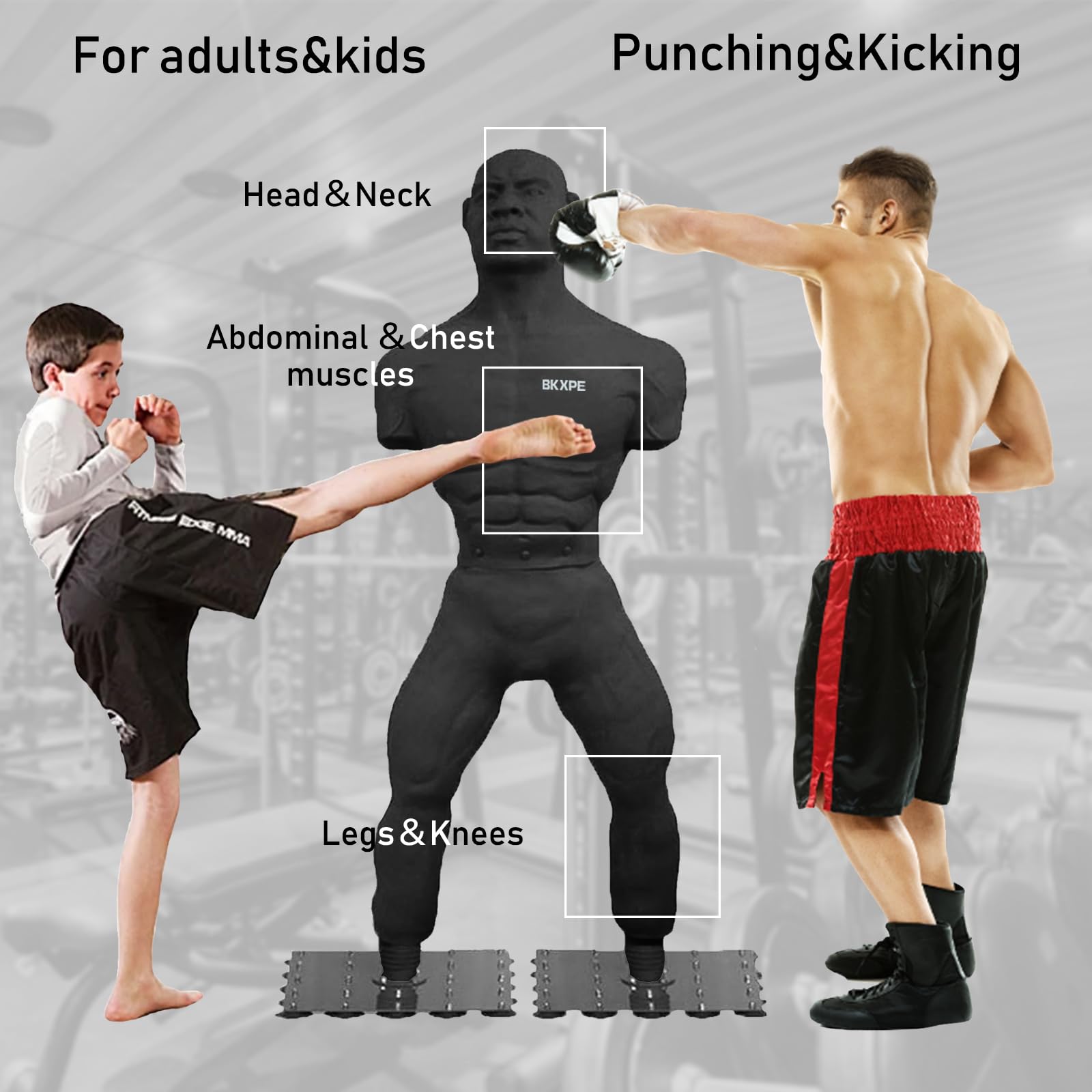Amazon.com: Martial Arts Punching Dummy Kickboxing Bag