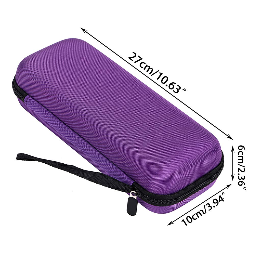 BTSKY EVA 20 bottiglie di olio essenziale, può contenere 10ml rullo, 10 ml, bottiglie da 5 ml, durevole impermeabile hard shell olio essenziale smalto per unghie Bag Organizer (bottiglie non incluse)