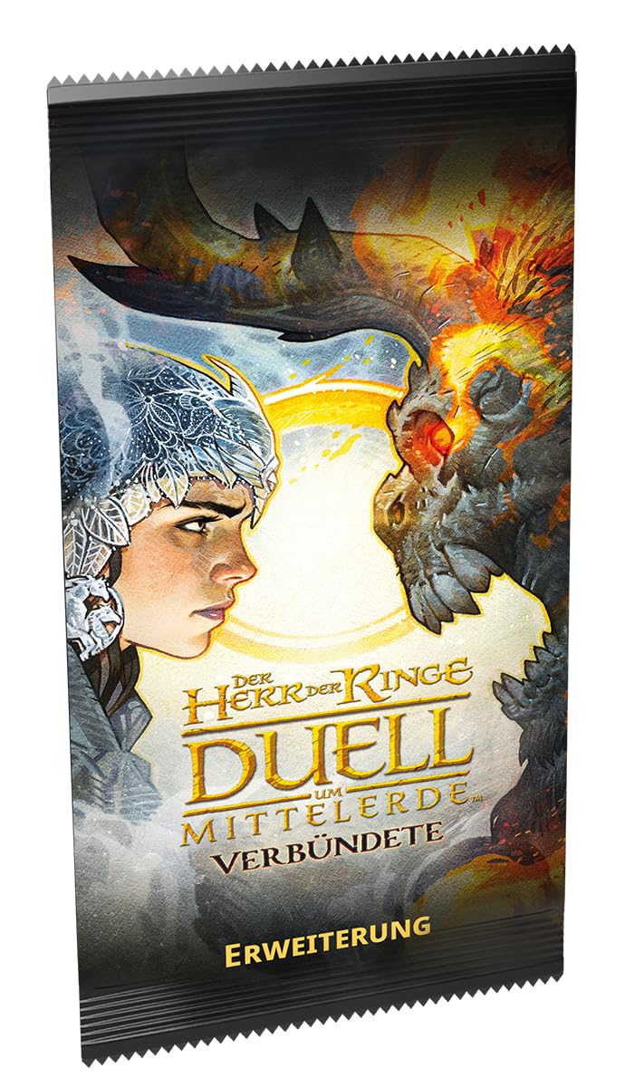 asmodee, The Lord of the Rings: Duel for Middle Earth Board Game - Allies, Expansion, Repos Production, Connoisseur Game, 2 Players, 10+ Years, 30 Minutes, German