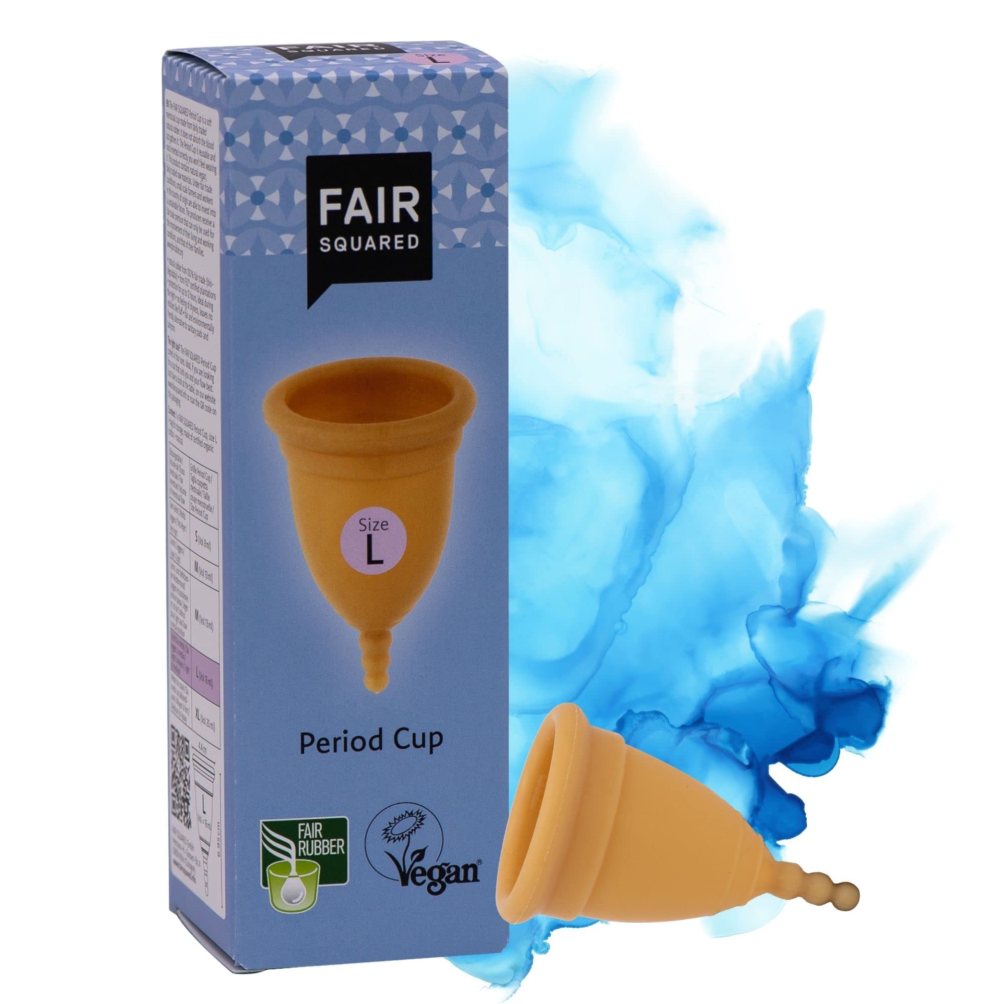 Fair Squar Copa Mestrual De Latex 100 Natural Fsc Talla L 13-400 g