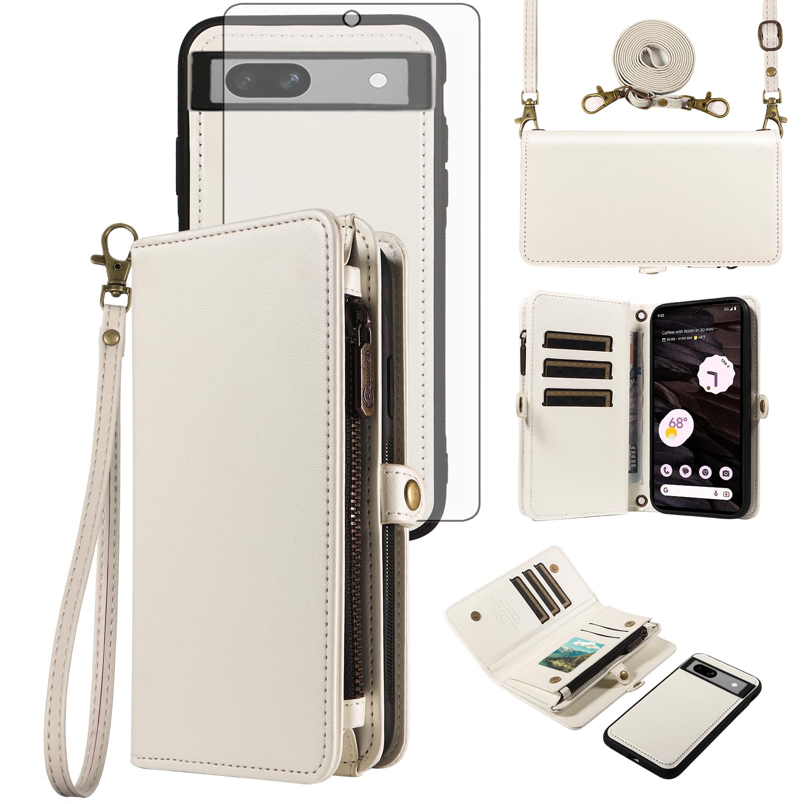 Coque Google Pixel 7A blanche CSYBYW008 UK idéale pour le bureau - 8