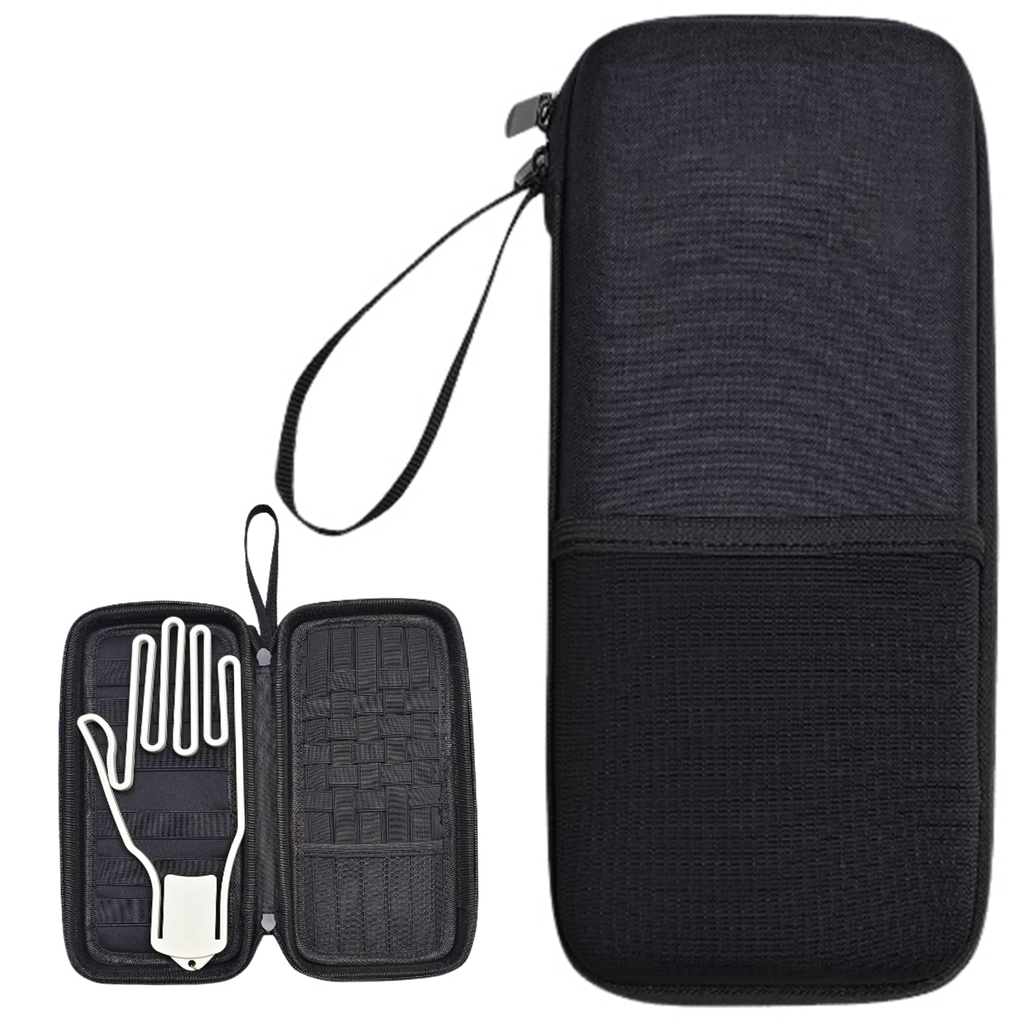 SYXLS Golf Accessories Holder, Accessories Holder,Hard Organizer For Storage Tank, Sturdy and Durable, Gloves Case with Soft Shaper Divider and Airflow, Set Organiser, Gift for Men Women (Black)