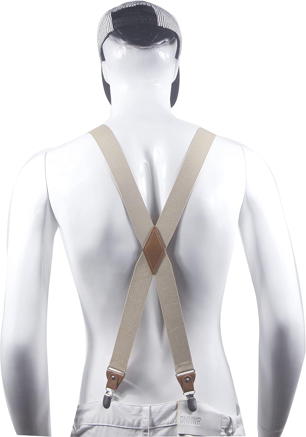 Adjustable Elastic X Back Style Suspenders for Men's and Women's With Strong Metal Clips - Image 4