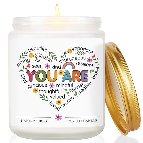 Candles Gifts for Women Unique Friendship Birthday Inspirational Gift Thank