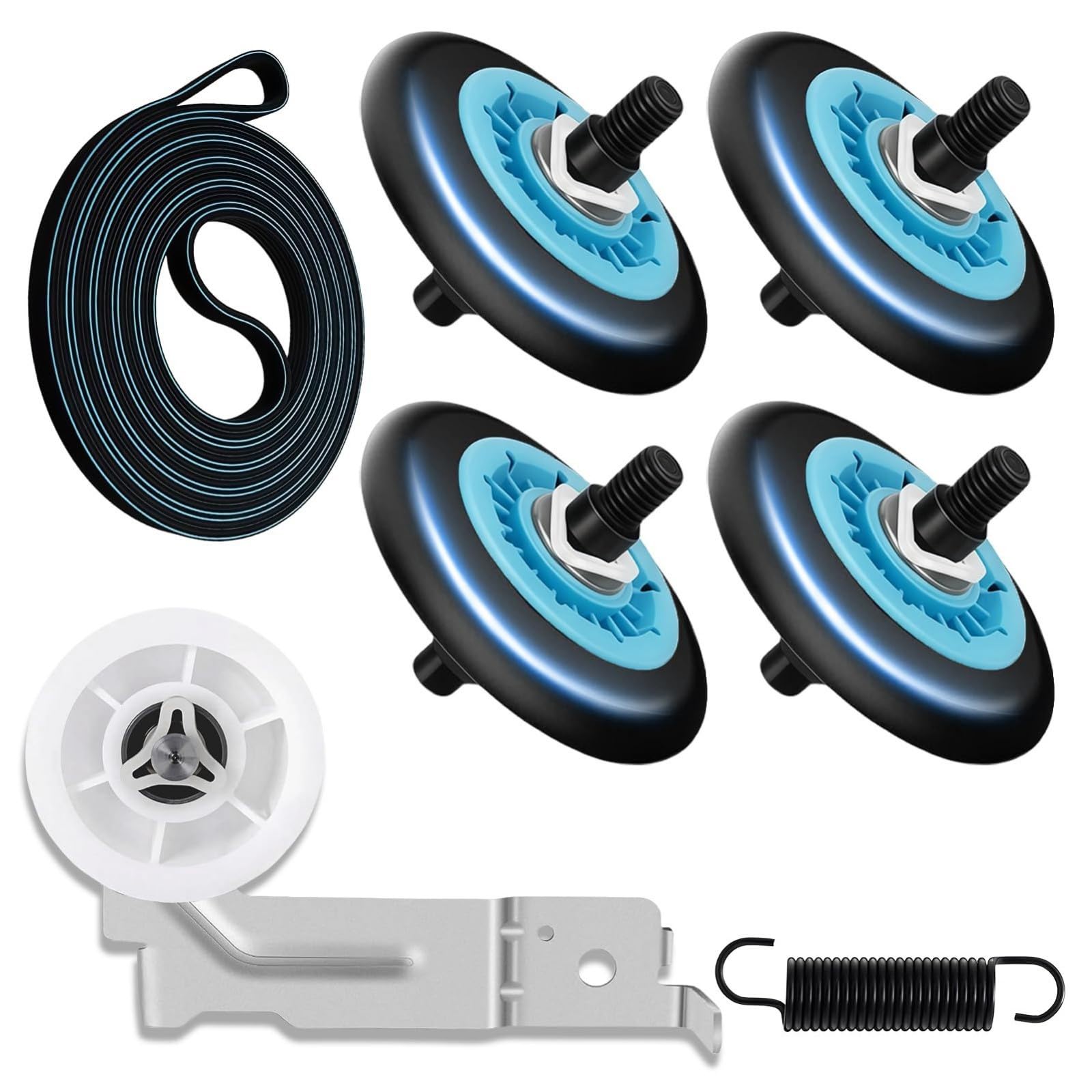 Msioytog Permanent Dryer Drum Drum Replacement Parts with Low Noise Plan and Tension Spring for Easy Installation