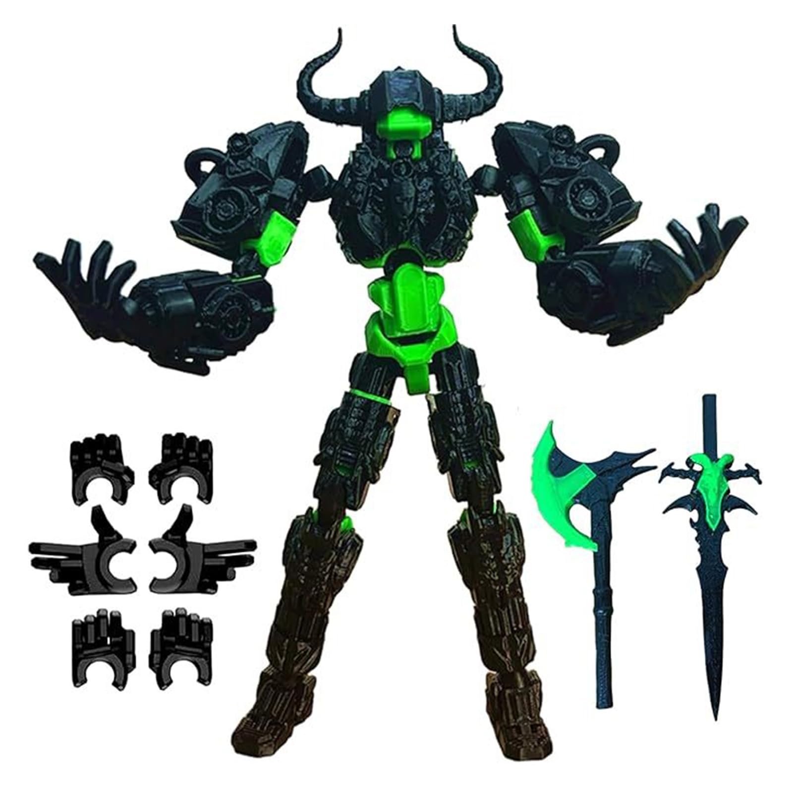 DiiWmme T13 Action Figure Pre-Assembled Dummy 13 Robot 3D Printed Toy