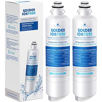 GOLDEN ICEPURE Refrigerator Water Filter Replacement for Siemens Bosch Neff Ultra Clarity Pro 11032518 BORPLFTR50BORPLFTR55KS50ZUCP RA450012 Pack