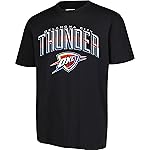 Ultra Game NBA Official Mens Super Soft Supreme T-Shirt - Unisex, Oklahoma City Thunder, Black, X-Large
