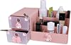 Roffatide Anime Kuromi Desk Organiser Office Supplies Container Pen Holder for Desk Cute Pencil Cup Pot Makeup Brush Holder Mini Box Purple