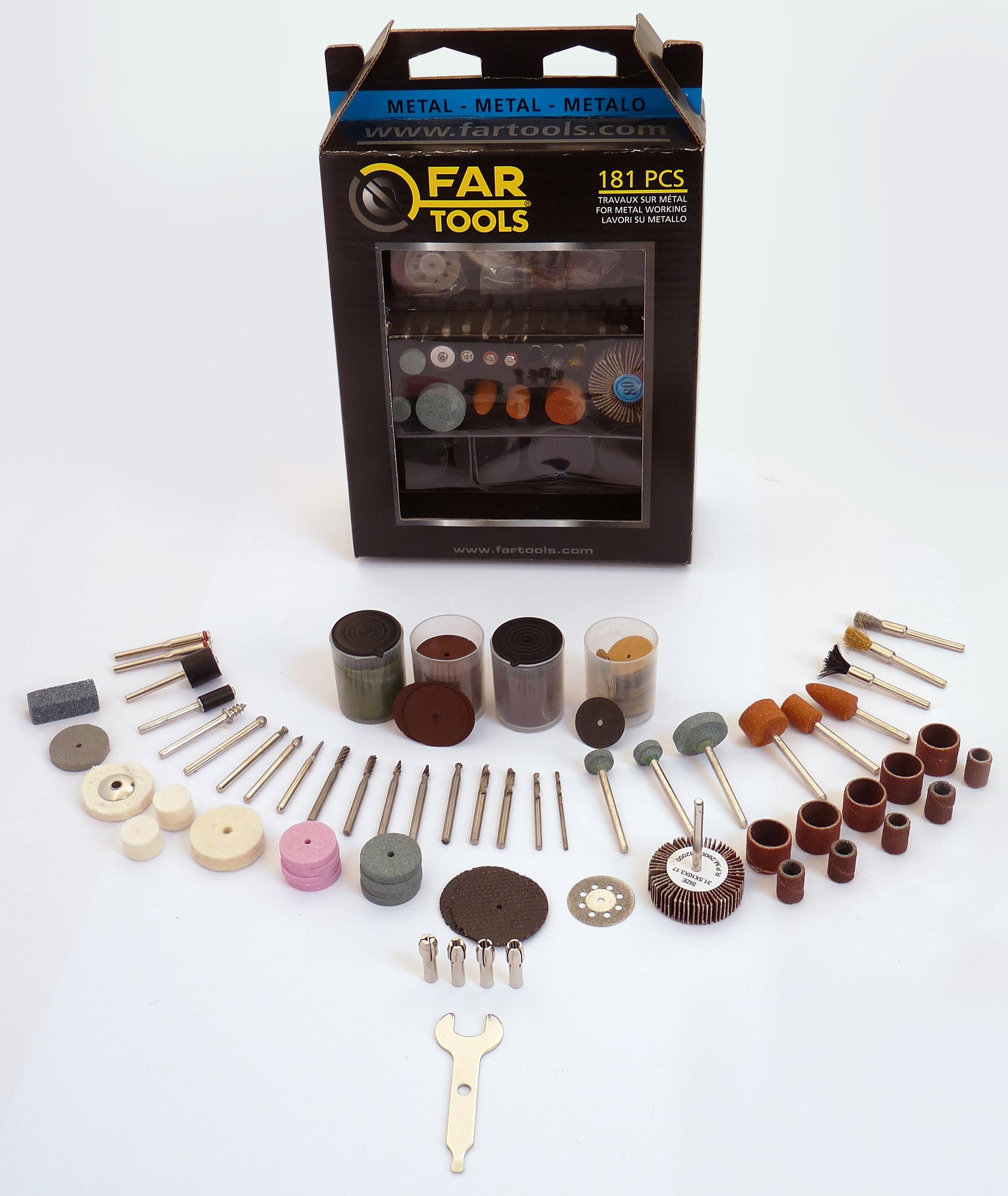 Fartools 06997 143 Machining Tools Set for Wood, Black - Image 3