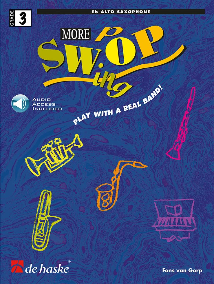 Fons van Gorp-More Swop-Altsaxophon-BOOK+AUDIO-ONLINE