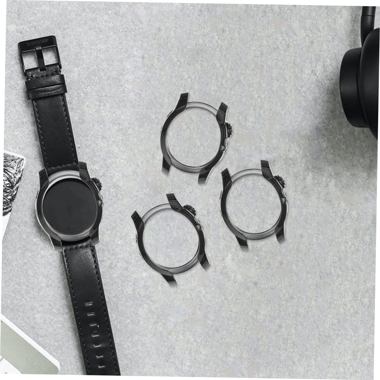 VICASKY 5 Set 7 Custodie Per Orologi Leggere E Di Facile Installazione - Protezione Antigraffio Per Luso Quotidiano 3 Pezzi * 5