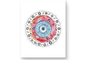 Evil Eye Wall Art Print - Embellish Your Space with Chicago Tapestry