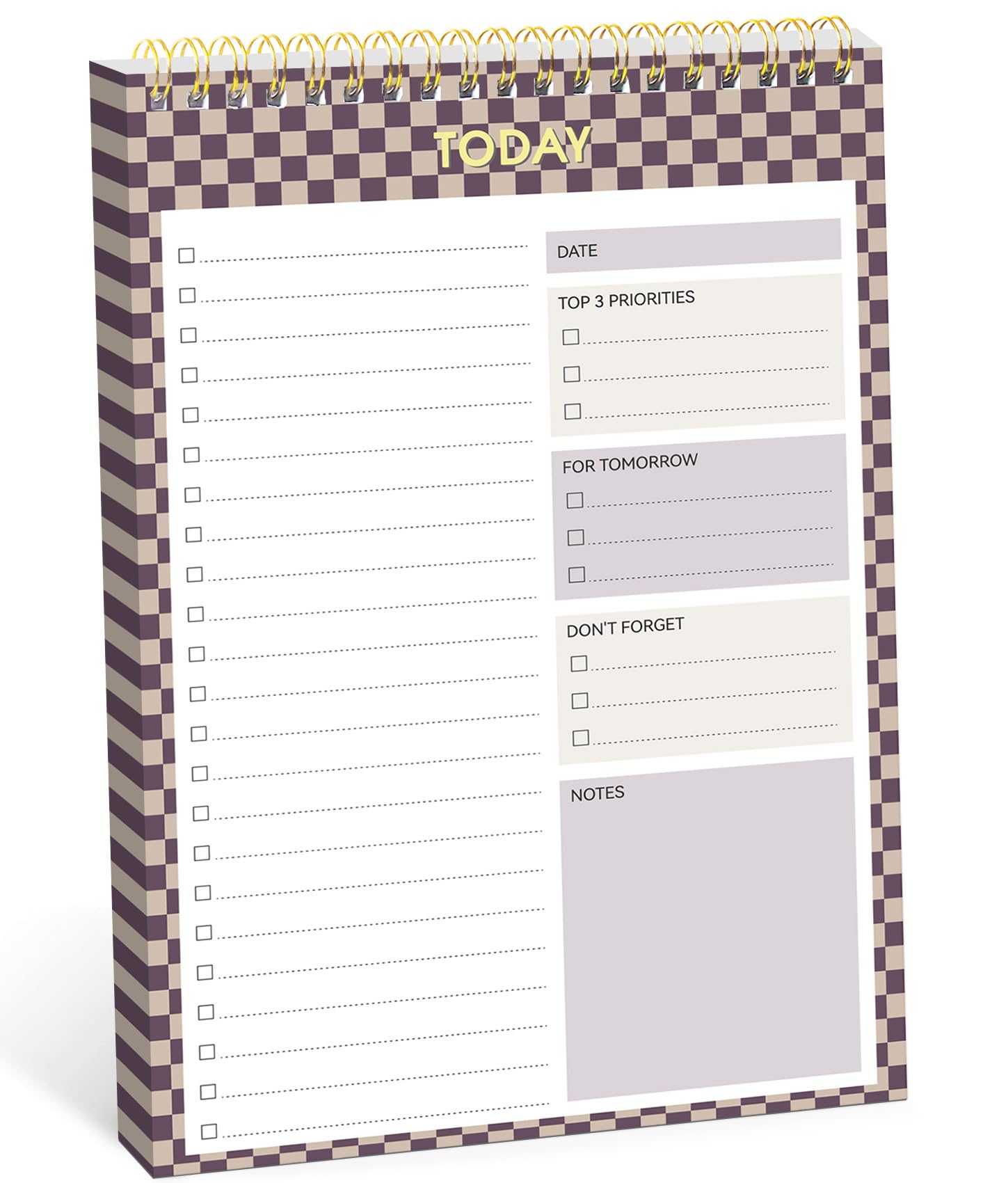 To Do List Pad - To Do List Notebook for Work, Undated Daily Planner Perfect for Office, Home and School, To Do List Notepad for Tasks & Goals with 52