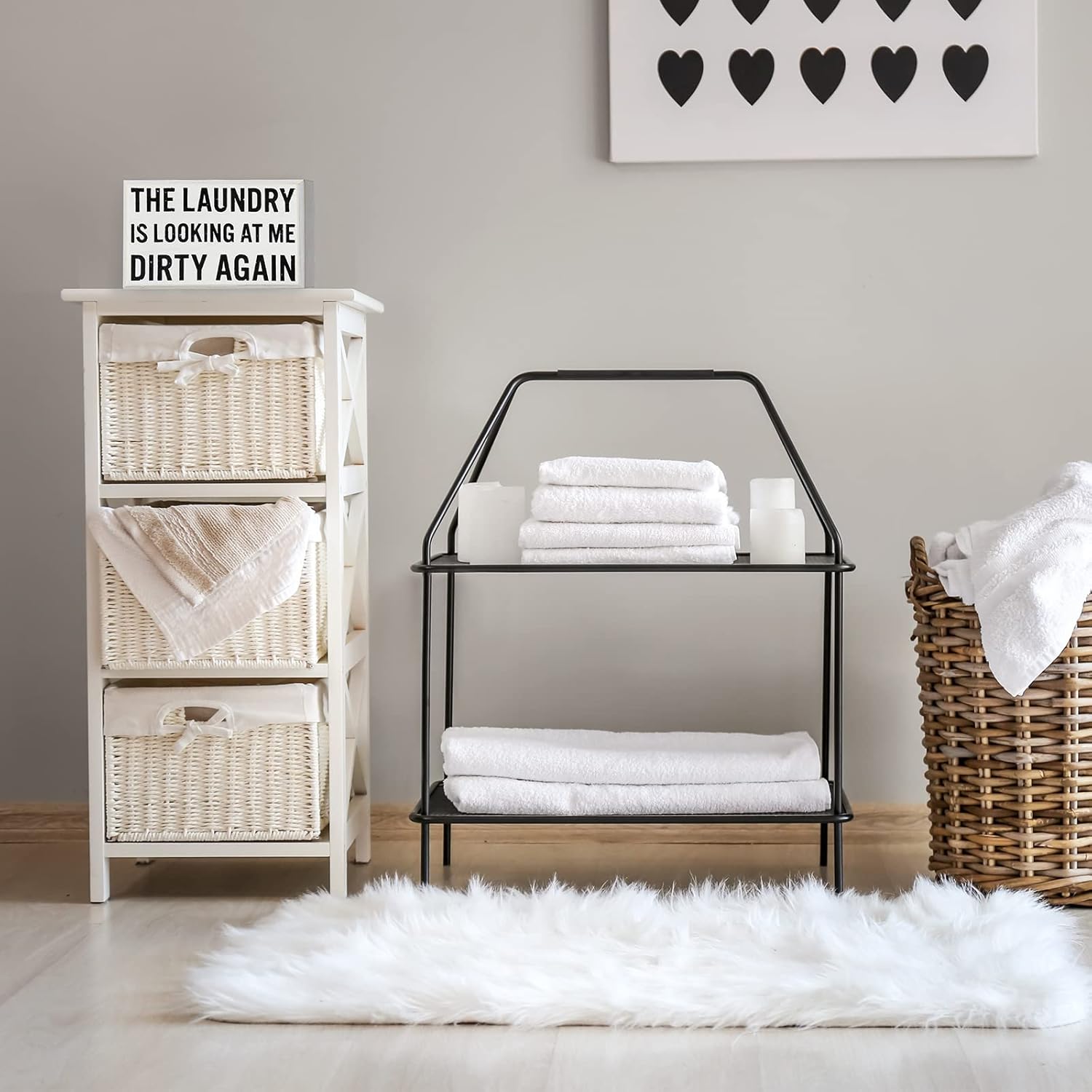 Letrero De Metal Con Texto En Inglés "Laundry Sucks