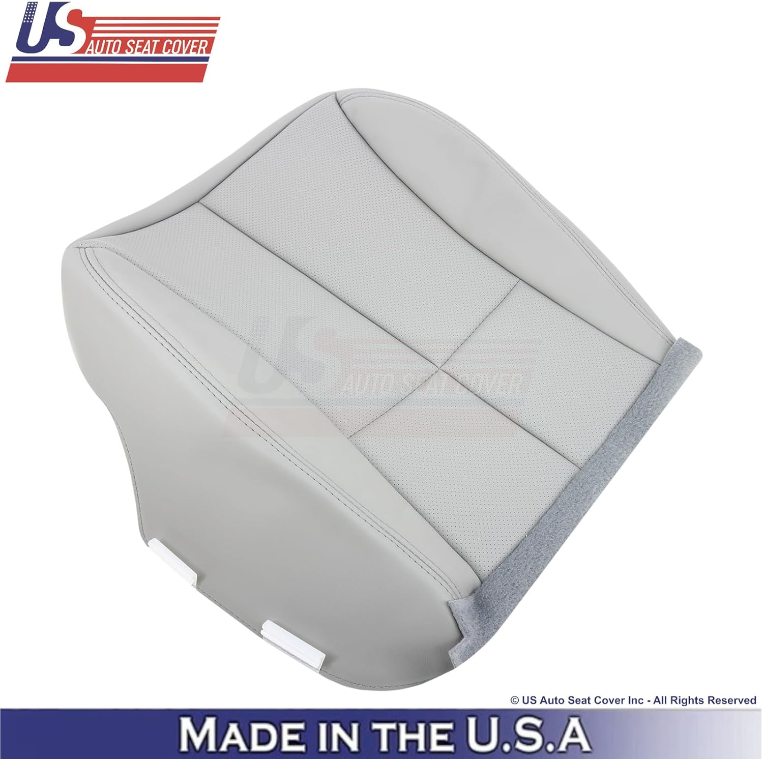 US Auto Seat Cover 2009-2013 fits Subaru fitsester Genuine Leather Perf Front Seat Covers Platinum