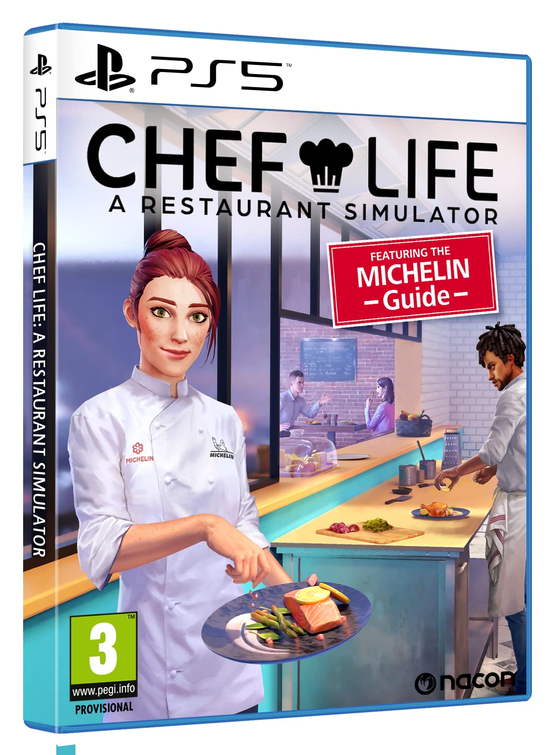 Nacon - Chef Life a Restaurant Simulator - Videojuego de Simulador de Cocina en Asociación con la Guía Michelin - Videojuego para PS5 [ Versión Española]