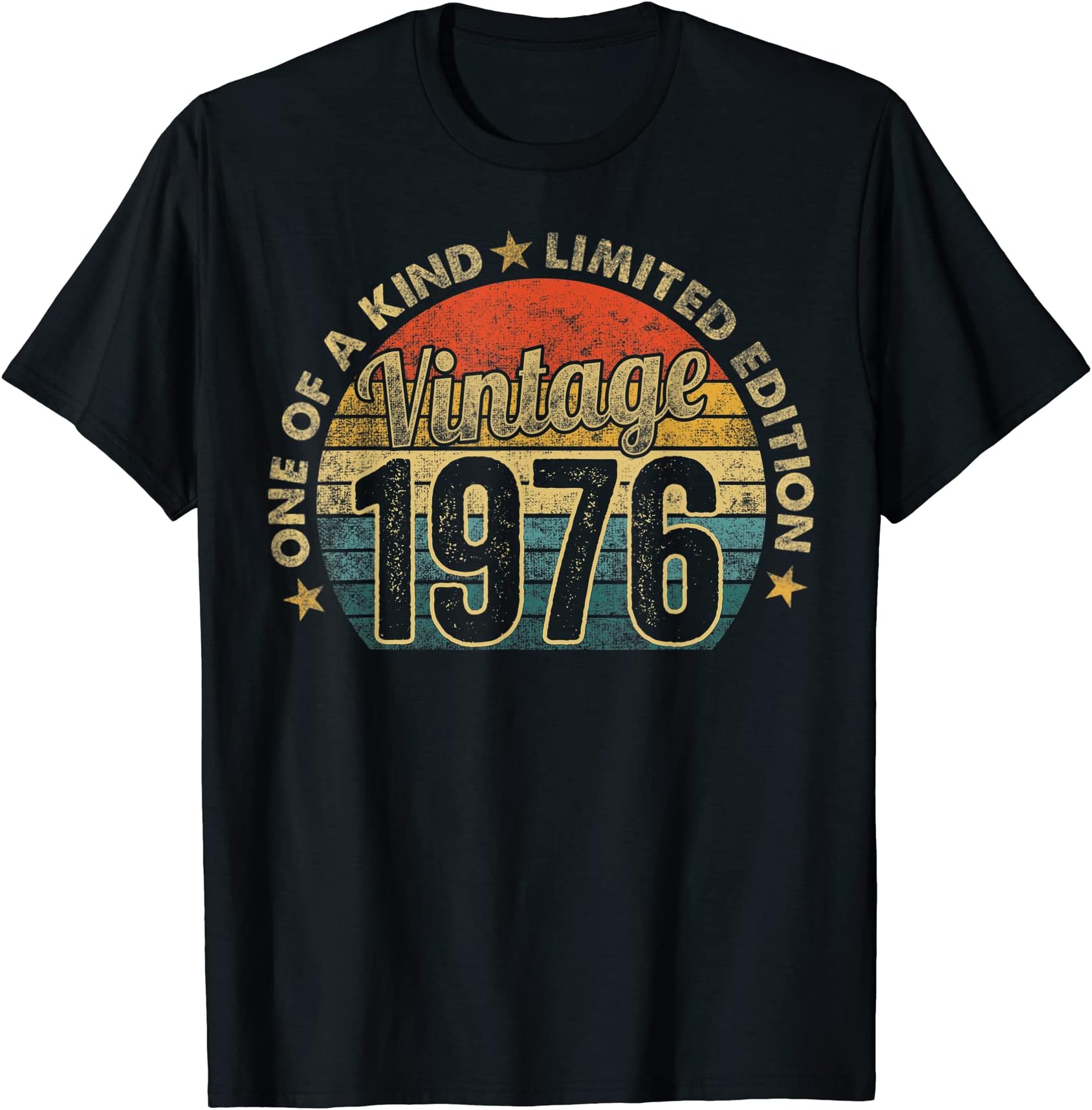 BORN47 Years Old Vintage 1976 Limited Edition 47th Birthday T-Shirt