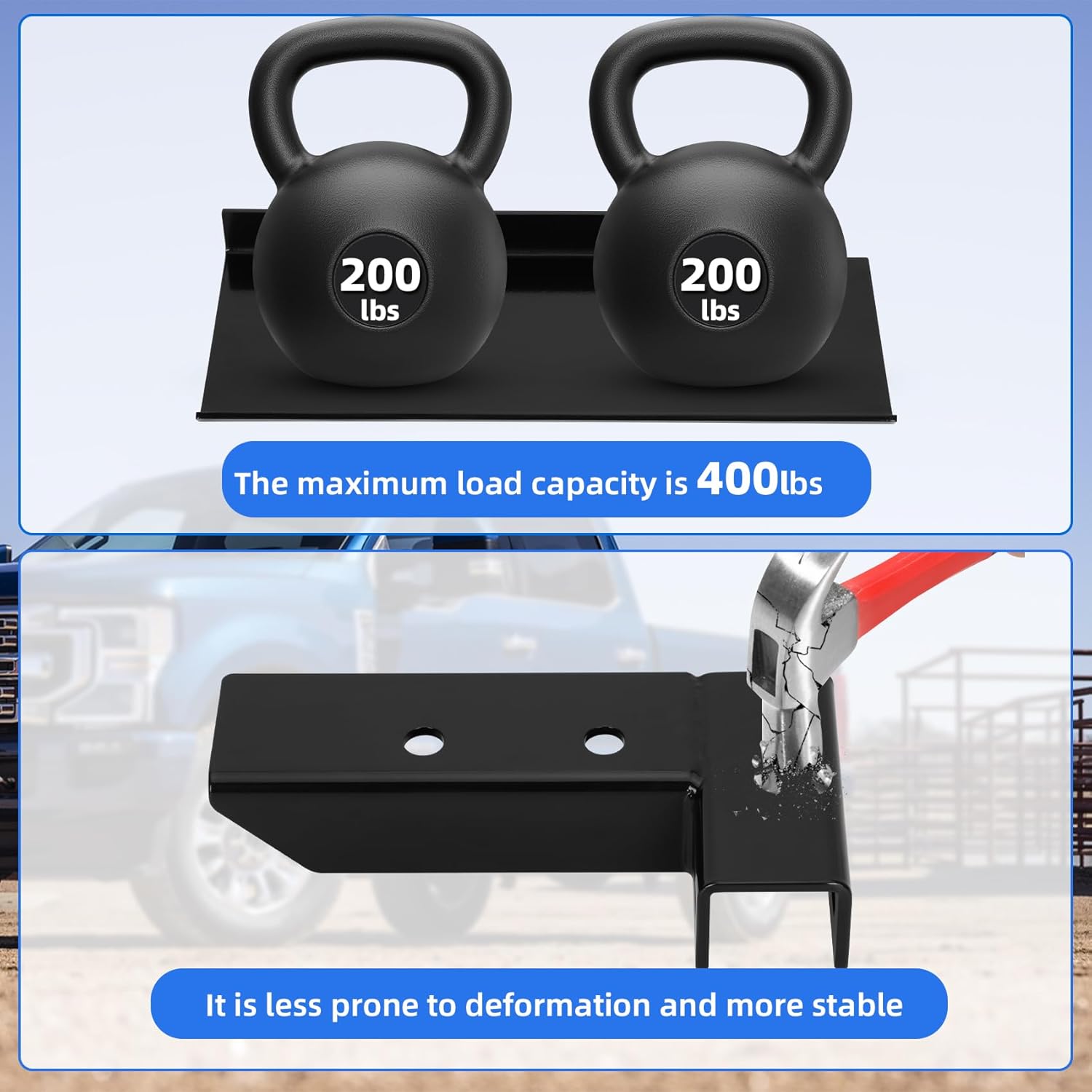 Safety Rack Kit Hardware Kit Compatible with 2017-2022 Ford F-250 F-350 Standard Bed,Black,30221 Rack Truck Bed Rack Mounting