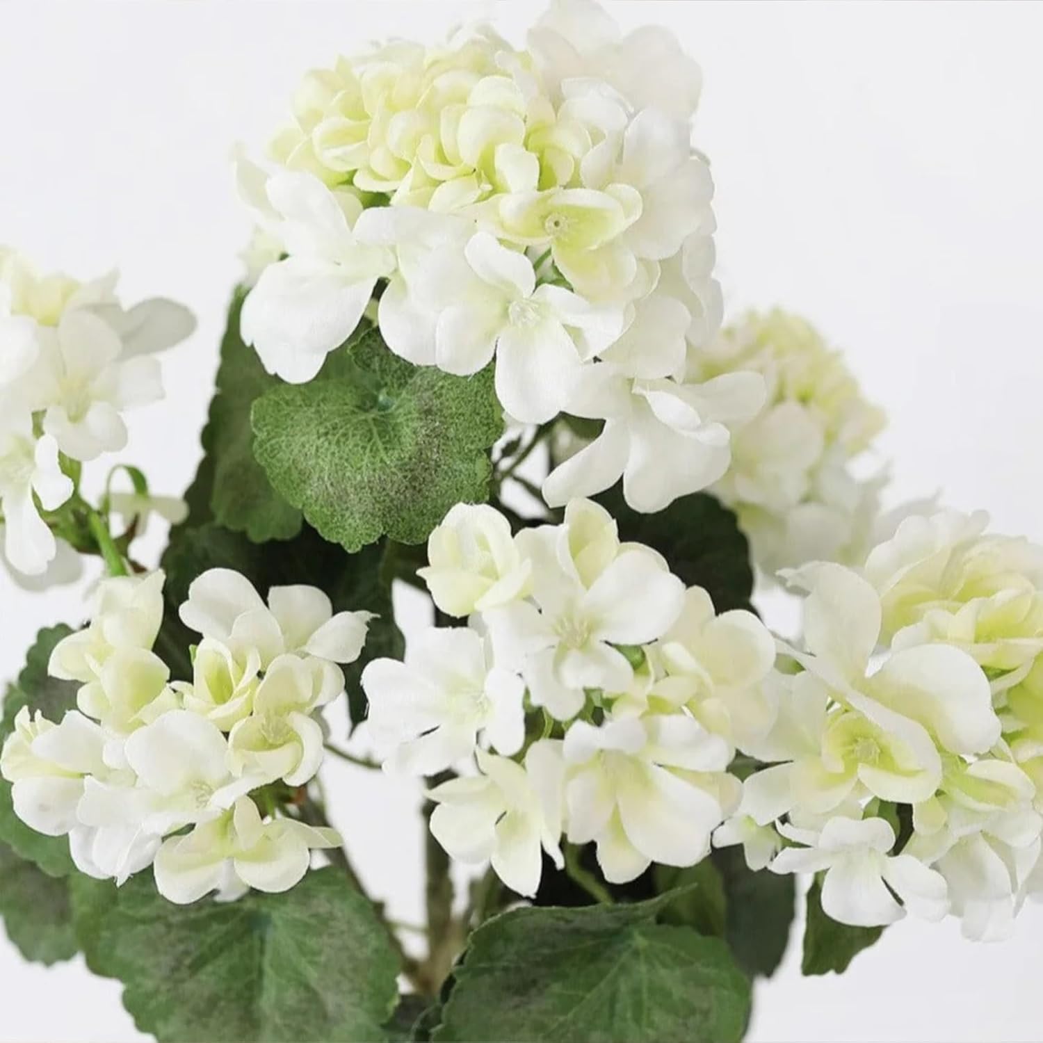 Afloral Outdoor Artificial Flowers | Water Resistant Outdoor Geranium Bush - 18"