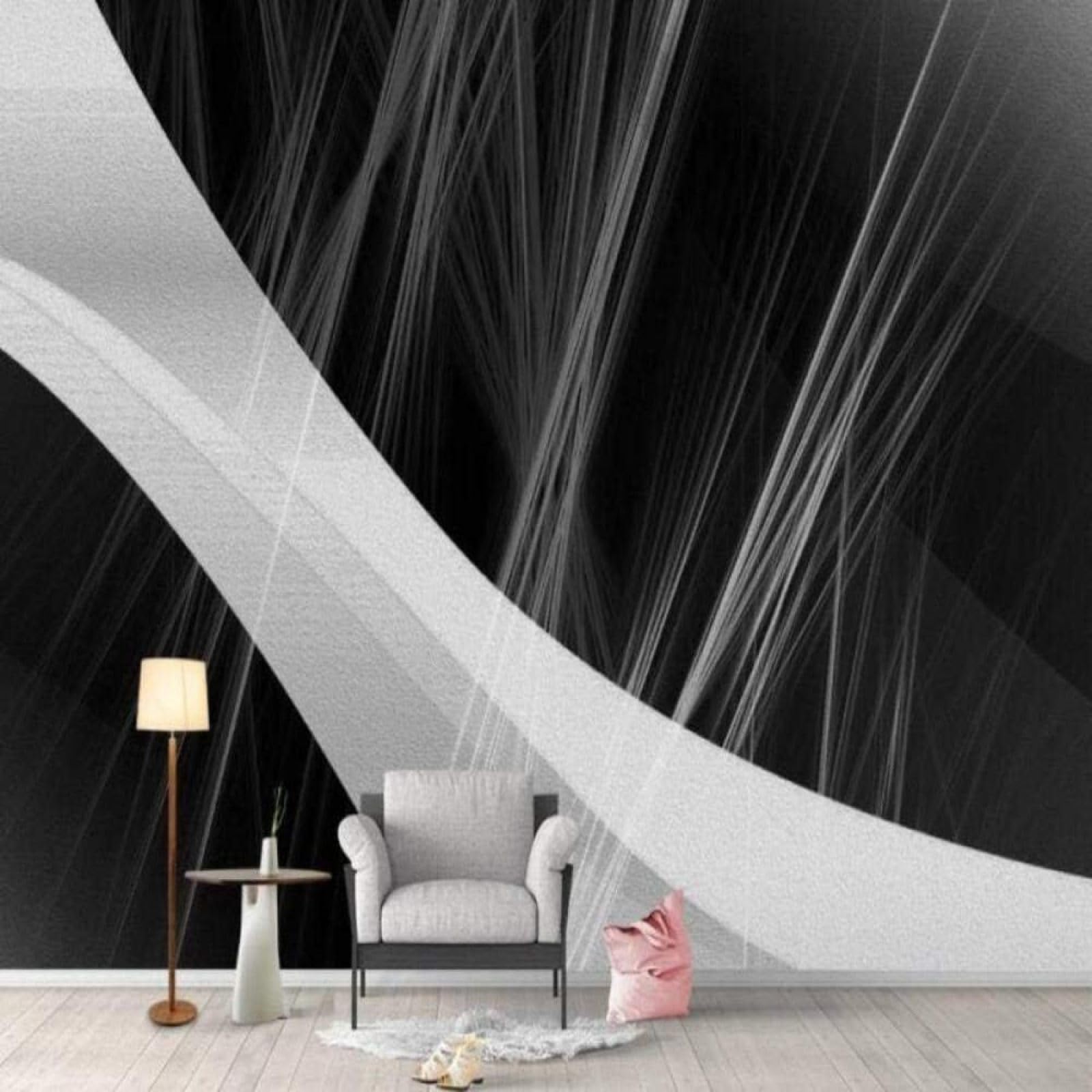 Papel Pintado 3D para Paredes con Gotelé Fino o Alisadas Mural Vinilo Textura Seda