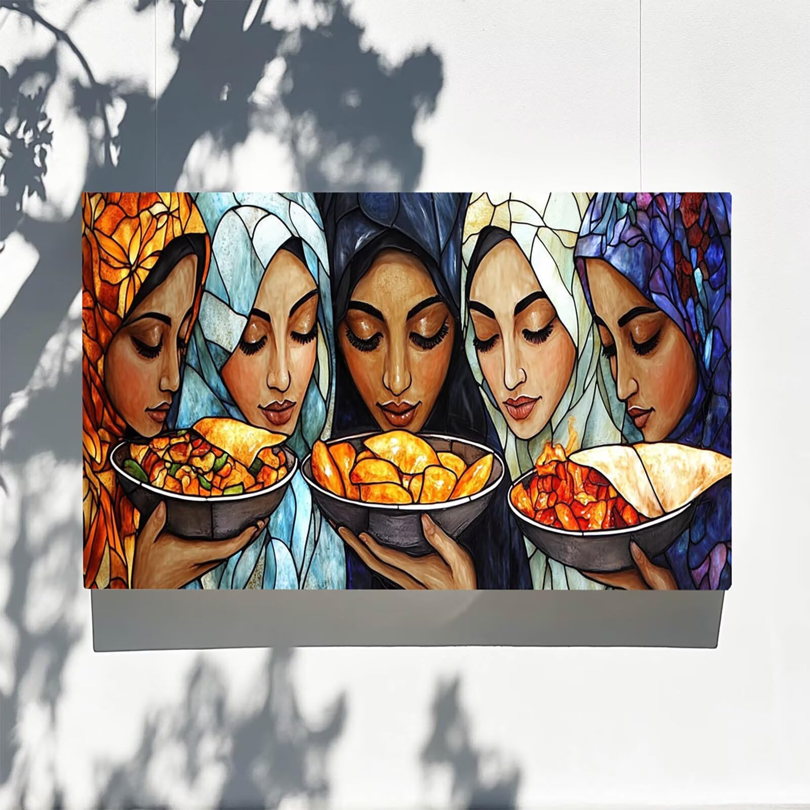 DIY Malen nach Zahlen Erwachsene Frau Malen nach Zahlen ab 7 jahre Mädchen Delikatessen Kreativ set für Erwachsene mit Leinwand Acrylfarben set und Pinsel,Bastelset zum Bemalen,Wanddeko 80X160cm 7-Q-C