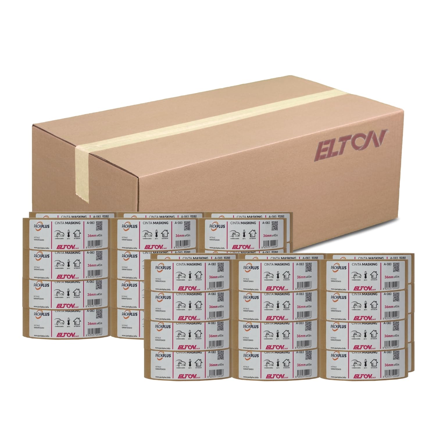 ELTON 48 X Cinta Carrocero Car 90º A-083 36 Mm X 45 Mts