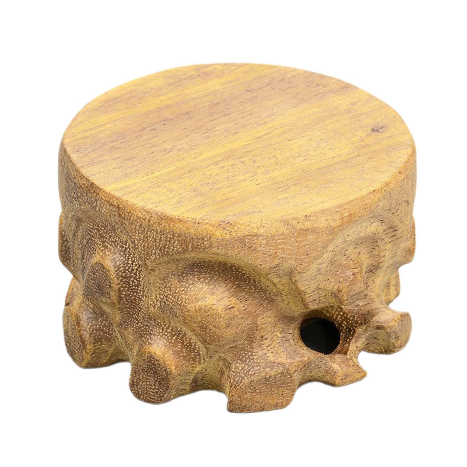TWISAXC Retro Pedestal Small Holder Desktop Photo Props Wooden Display Stand Round Wood Base Stable Simple Makes Easier To Match Craft Decorations Stone, Round