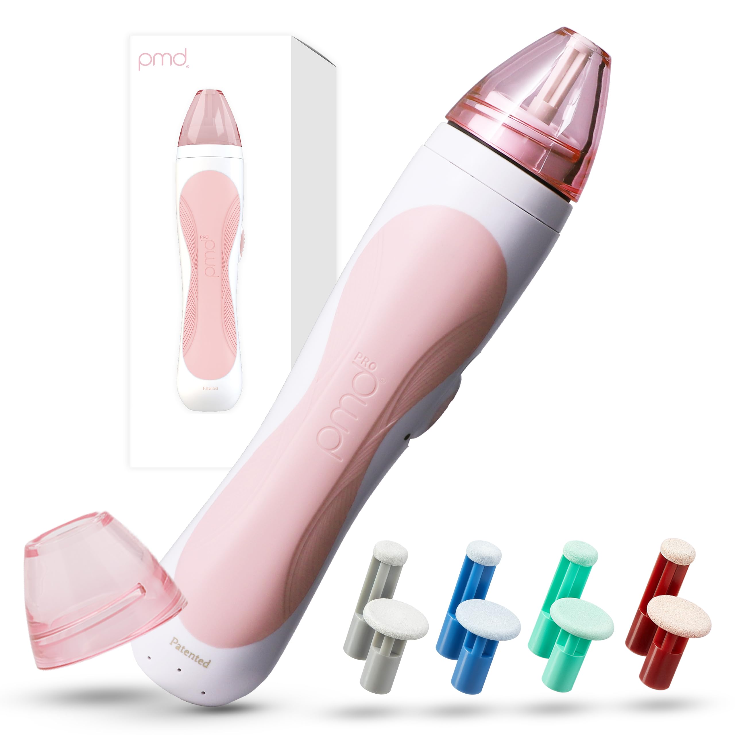 PMD Personal Microderm Pro - At-Home Microdermabrasion Machine with Kit for Face & Body - Exfoliating Crystals and Vacuum Suction for Fresh and Radiant Skin - High & Low Speed Options