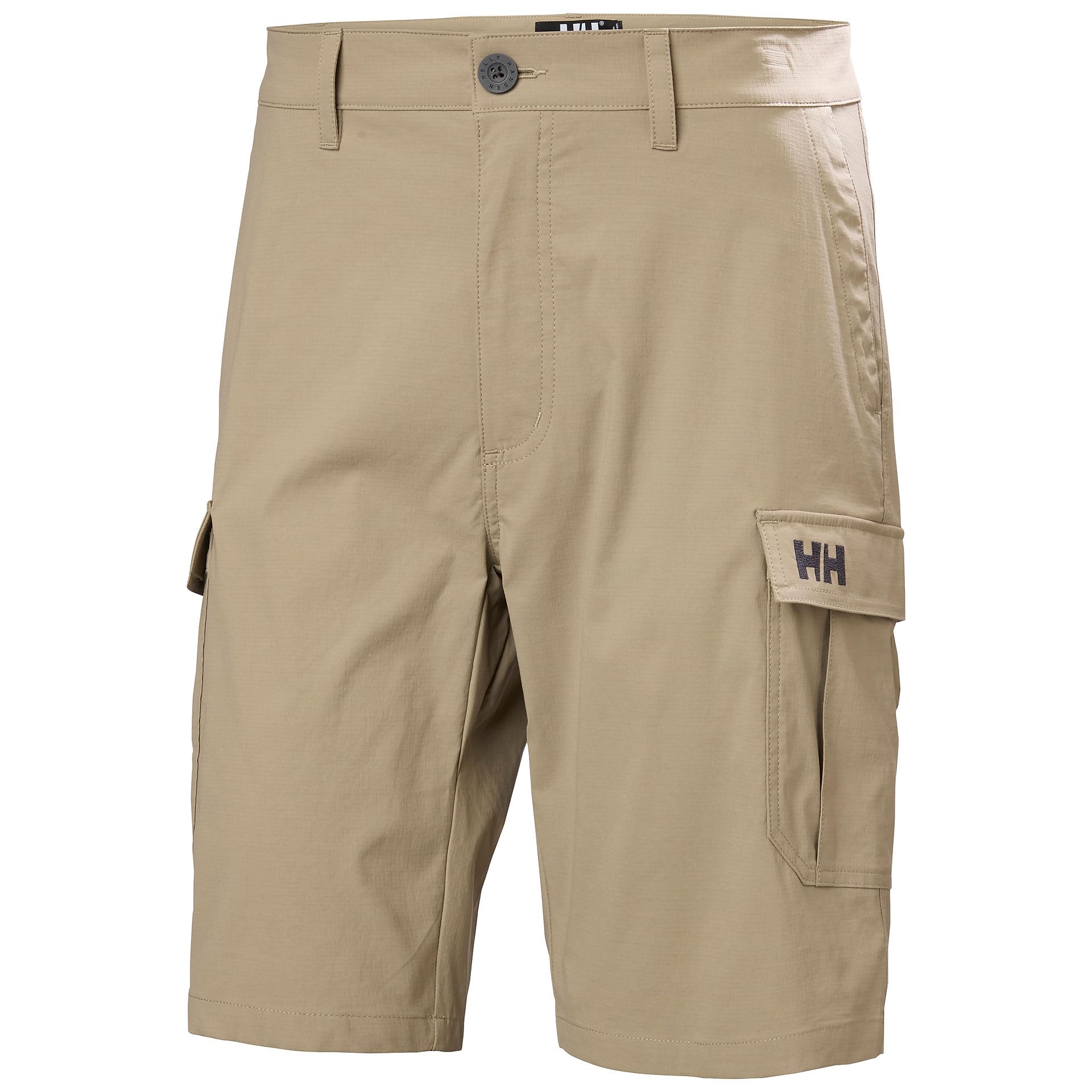 Helly Hansen Mens Hh Qd Cargo Shorts 11", Pebble, 28