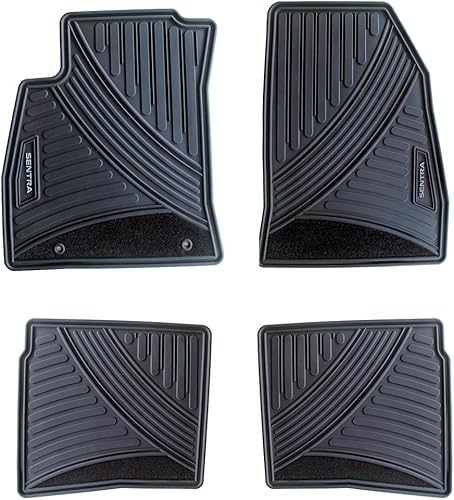 Miniatura 2 de Juego completo de alfombrillas para Nissan Sentra OEM originales - para todo tipo de clima - Resistente - (2014, 2015, 2016, 2017, 2018, 2019)