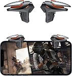 Newseego for PUBG Game Controller Trigger, [1 Pair] New Version Smart Phone Game Controller Gamepad Large Thickness, Sensitive Aim & Shoot PUBG Triggers for iOS/Android-Black