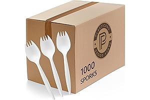 Plasticpro Sporks: 1000 Count Disposable Utensils for Everyday Dining