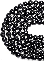 Vista 17 de Cuentas sueltas de 0.315 pulgadas/8mm de piedra natural redonda para hacer joyas con cordón elástico