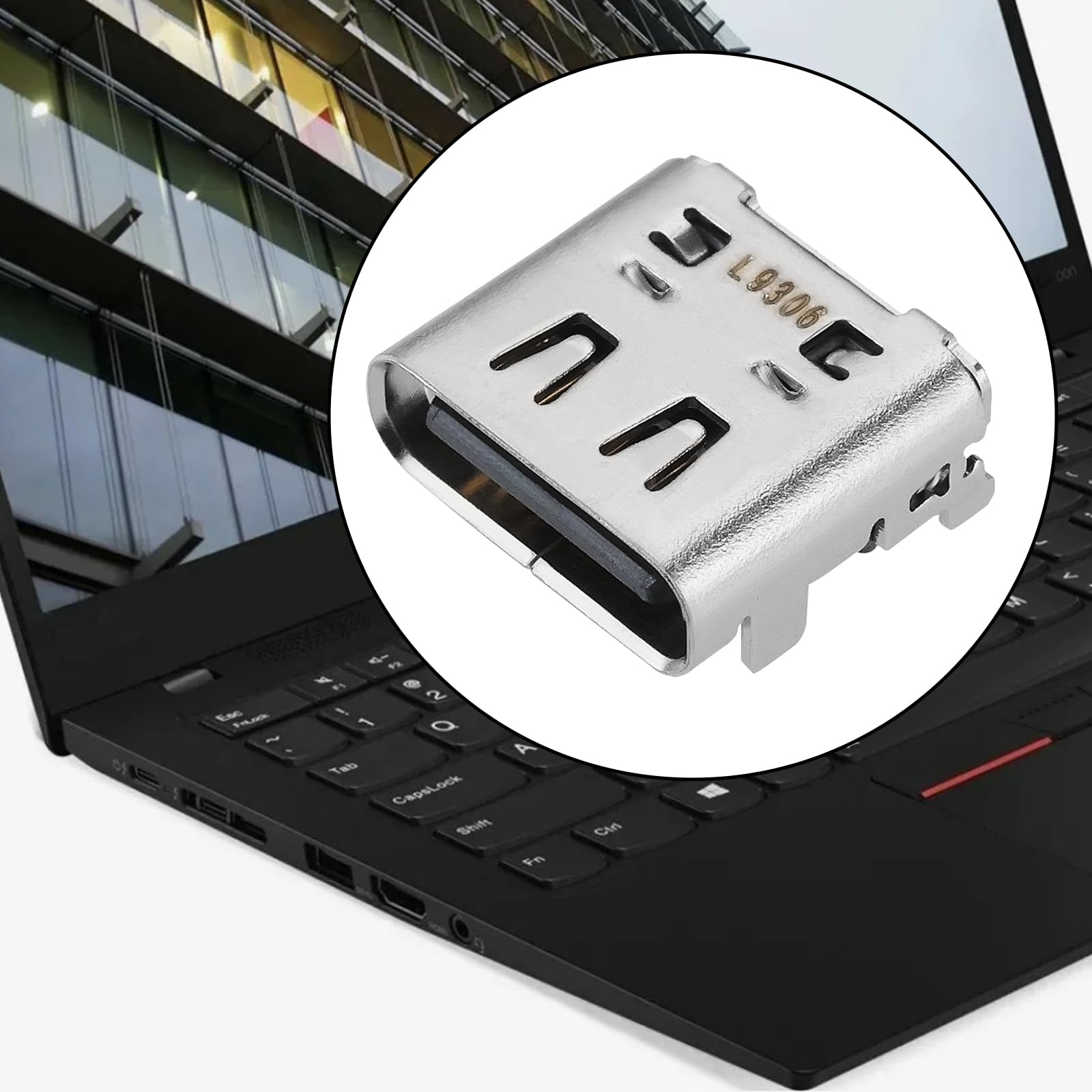 2 sztuki laptopa USB typu C złącze ładowania gniazdo zasilania kompatybilne z komputerem Lenovo ThinkPad X1 Carbon Gen 10 21CB 21CC