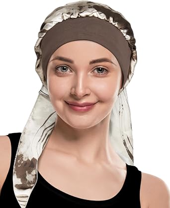 Chemo Head Scarf with Cap Stylish Cancer Headwear for Chemo Women
