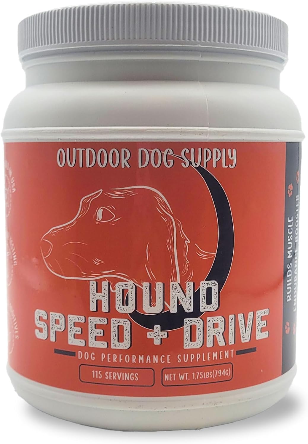 ODS Hound Speed & Drive Dog Performance Supplement (30 Servings)