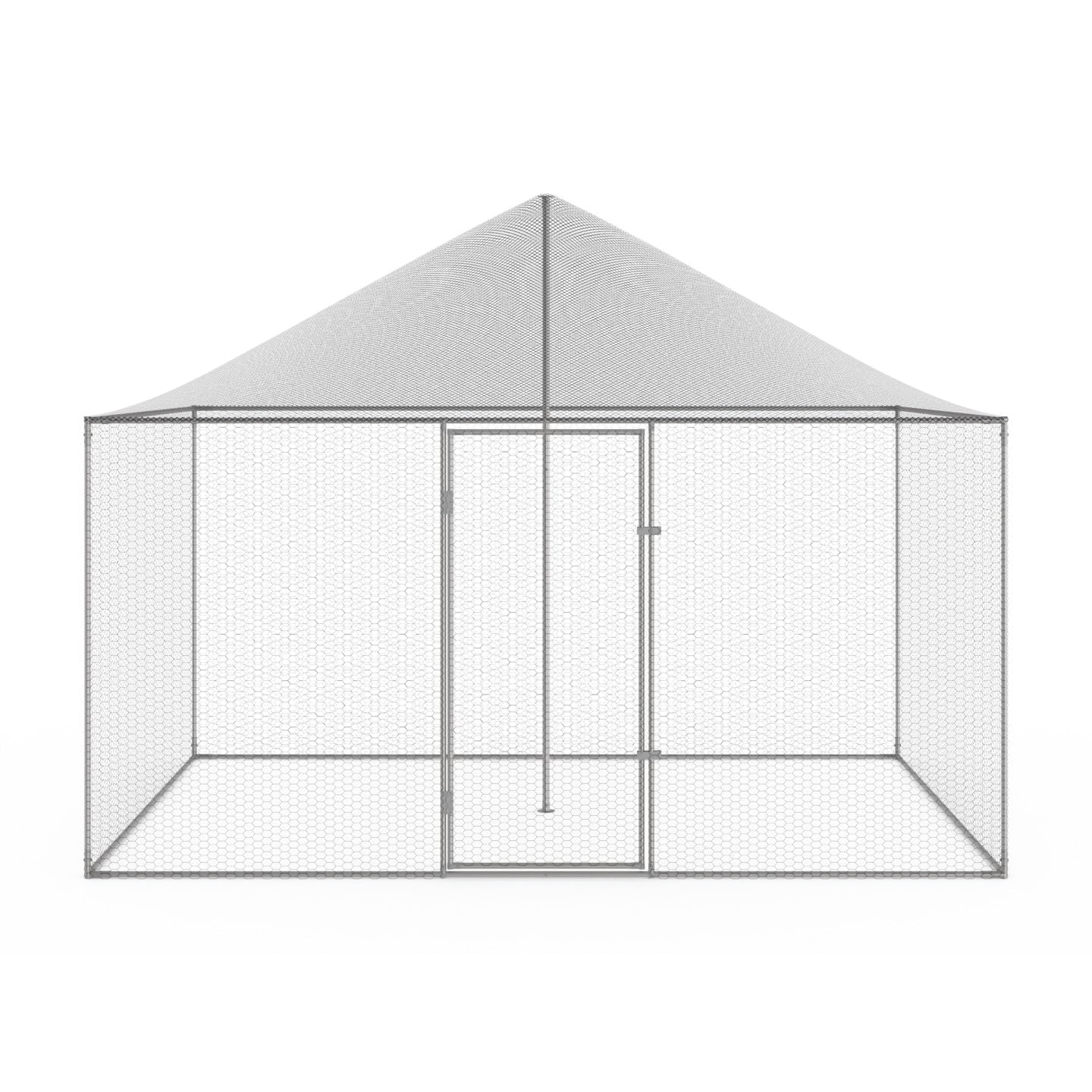 IDMarket - Voliera 6 m² Parco a rete 3 x 2 M recinto pollaio per Animali da Bassa Corte