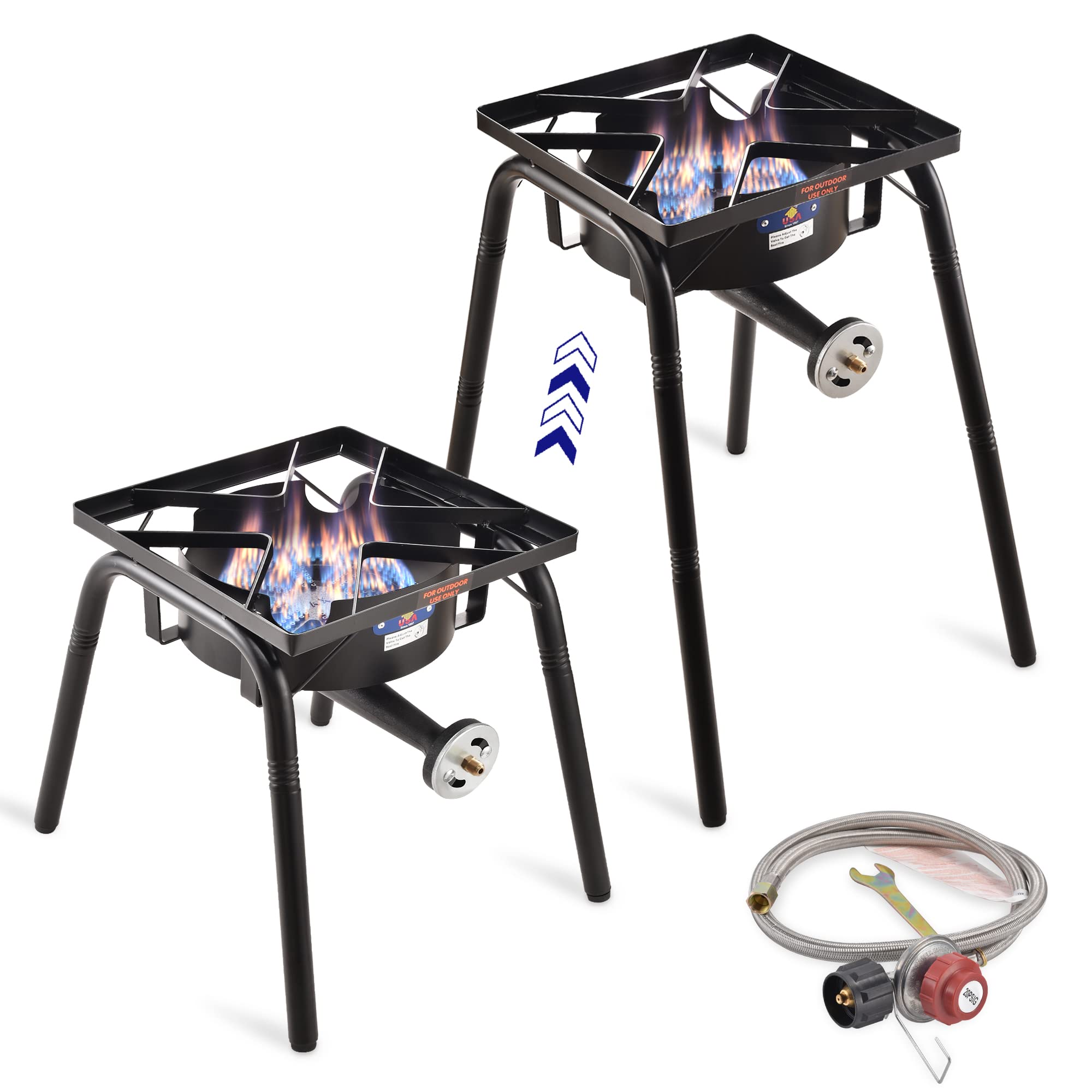 Buy ARC Cast Iron Single Burner Propane Stove, 200,000BTU High Pressure