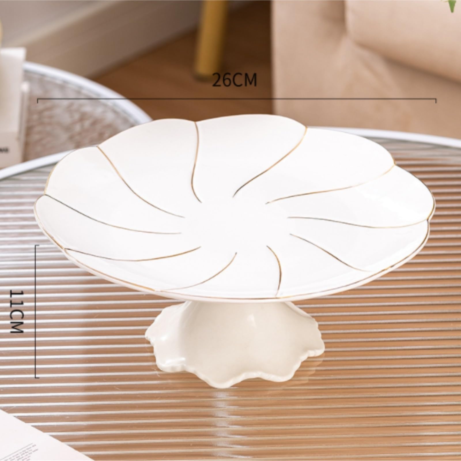 Stojak Na Torty Porcelanowy Stojak Na Ciasto W Stylu Brytyjskim, Taca Do Serwowania Na Przyjęcie Herbaciane Patery Na Ciasta