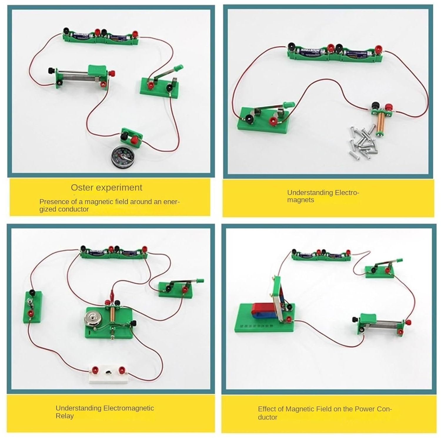 Esplorazione dei circuiti for Comprendere Il Circuito Kit didattico for esperimenti sui circuiti di Fisica Kit didattico for esperimenti su elettricità e magnetismo