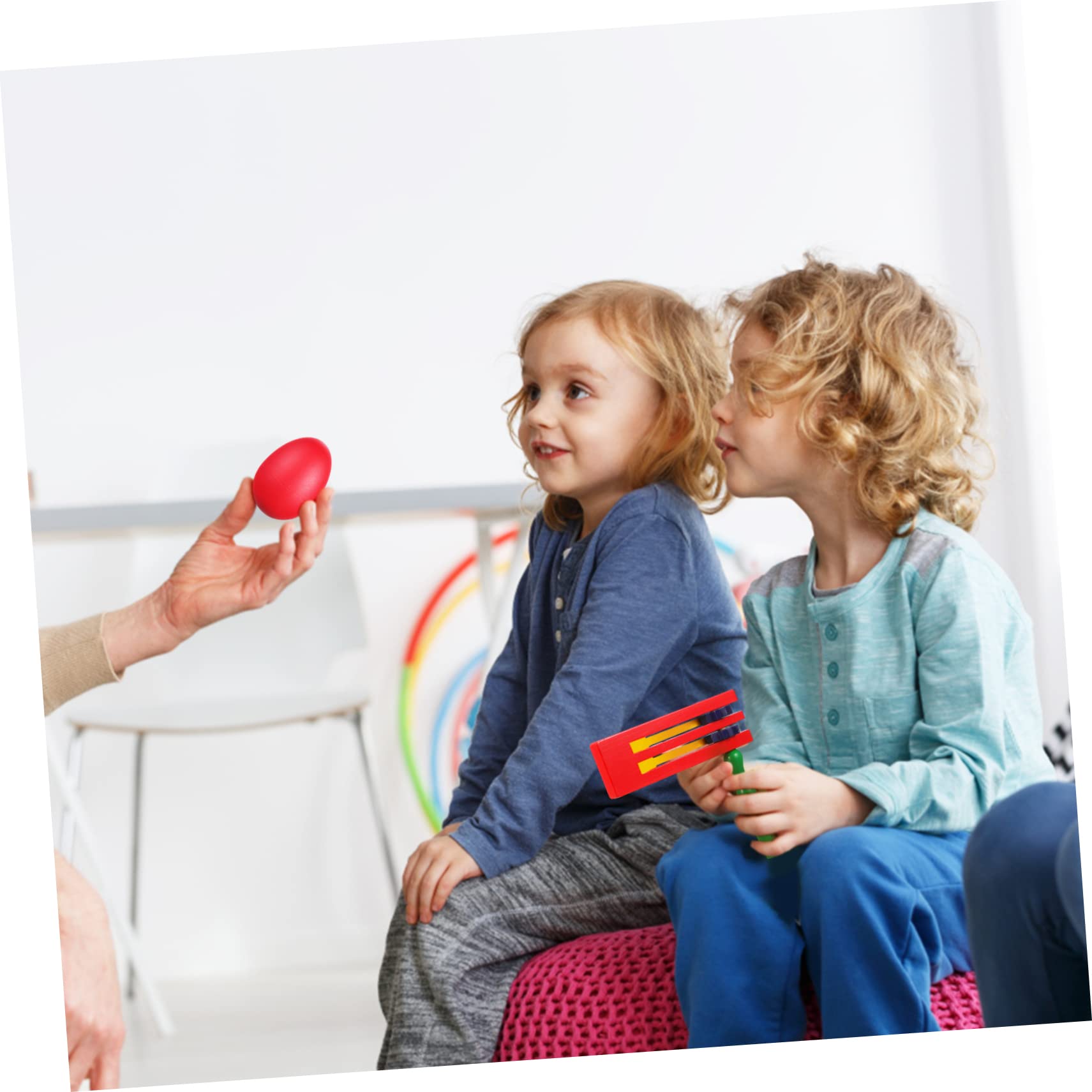 2Pcs Wooden Noise Maker Matraca Traditional Ratchet Instruments for Sports Events Parties and Family Gatherings Safe Fun Music